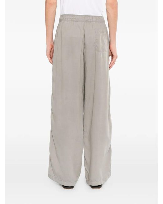 Our Legacy Gray Pantalon Plissé À Taille Élastique for men