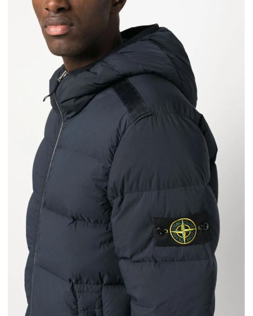 Seamless Tunnel Down Jacket with Hood