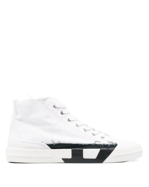 メンズ DIESEL ハイカット スニーカー White