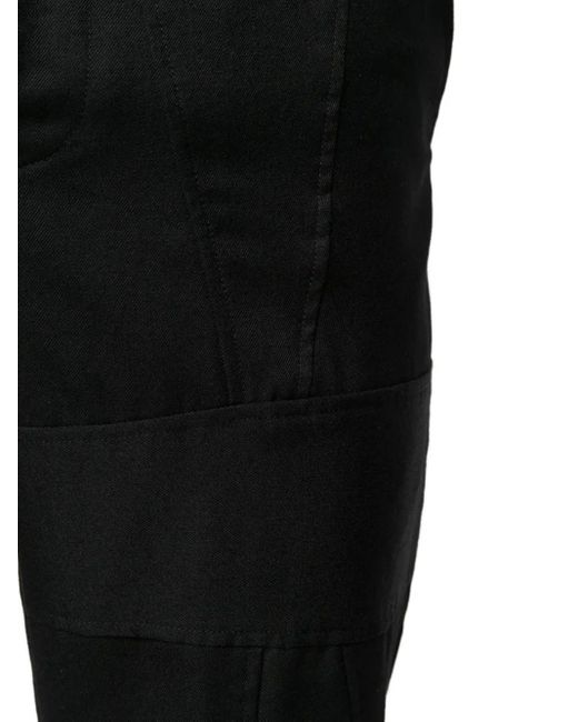 COMME DES GARÇON BLACK Black Cotton Trousers for men
