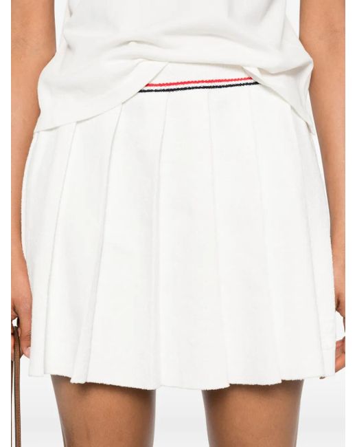 Gonna Plissettata di Miu Miu in White