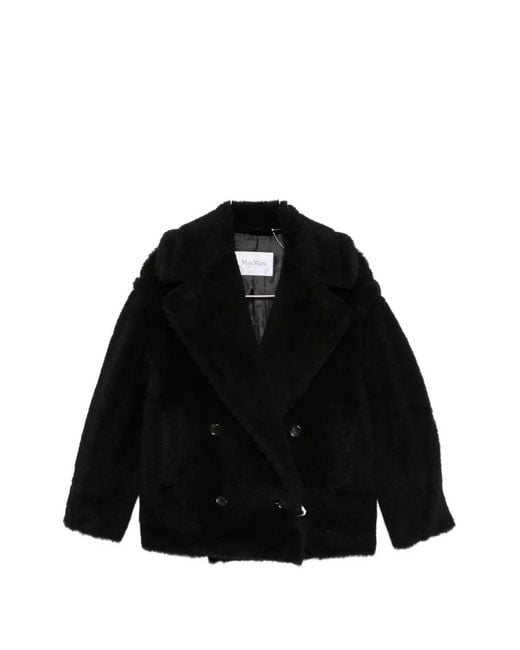 Max Mara Black Malcuno Double-Breasted Jacket