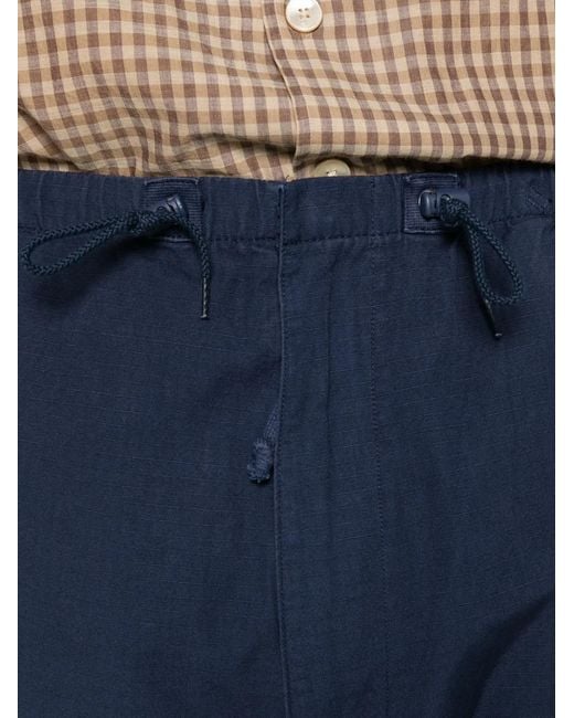 Polo Ralph Lauren Blue Elasticated-Waistband Trousers for men