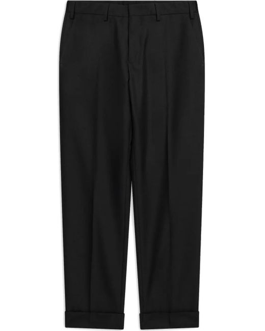Pantaloni Dritti di Dries Van Noten in Black da Uomo