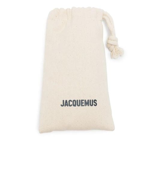 Jacquemus Gray Rectangle-Frame Sunglasses