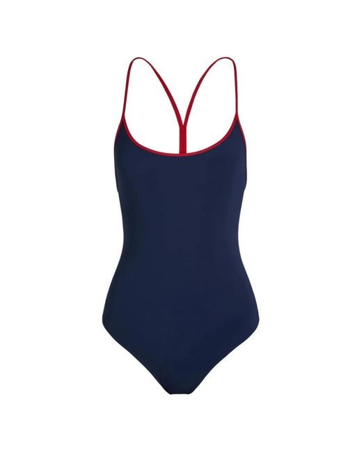 Lido Blue Racerback Swimsuit