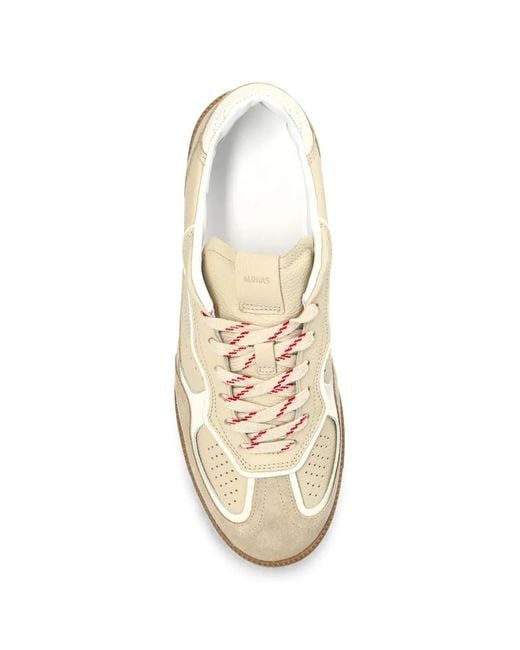 Alohas White Tb.490 Panelled Leather Sneakers