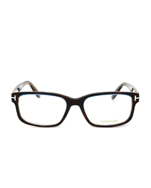 Tom Ford Eckige Brille Mit Vollrand in Black für Herren