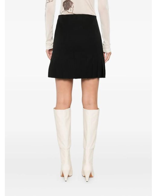 Marni Wollen Mini-Rok in het Black