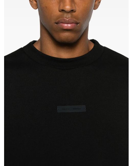 Fear Of God Black 90S Fit Pique Crew-Neck T-Shirt for men