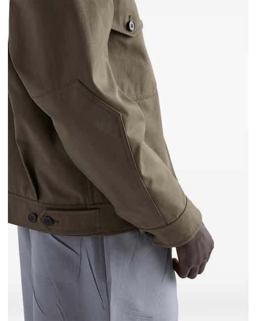 Prada Green Technical Fabric Jacket for men