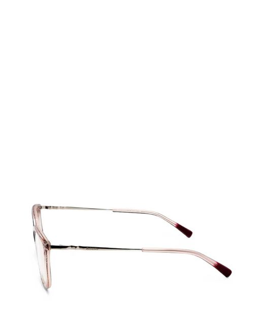 Missoni Natural Zigzag-Pattern Rectangle-Frame Glasses