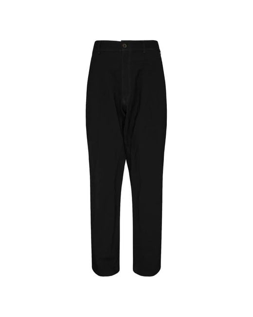 Comme des Garçons Black Straight-Leg Patch-Pocket Trousers for men