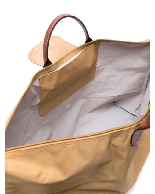 Longchamp Natural Medium Le Pliage Holdall