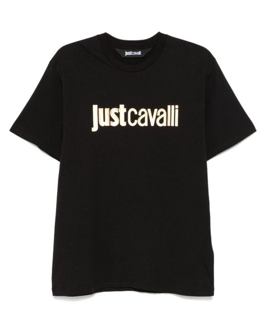 Just Cavalli T Shirt mit Logo Print in Schwarz fur Herren Lyst AT