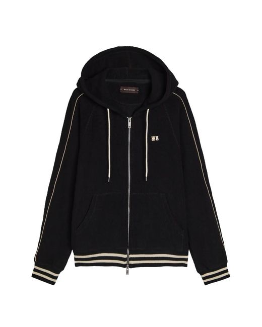 Wales Bonner Black Prince Zip-Up Hoodie