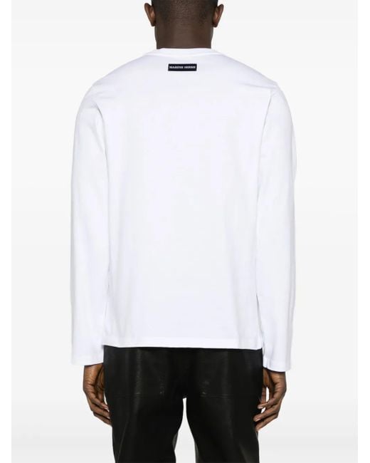 MARINE SERRE White T-Shirt for men
