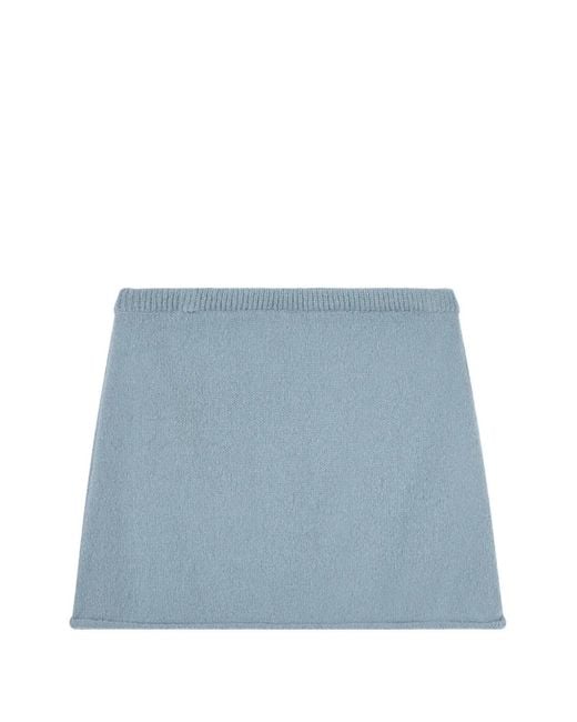 Rest&Recreation Blue Drawstring Knitted Skirt