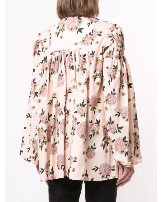Macgraw Natural Hibernation Floral Print Blouse