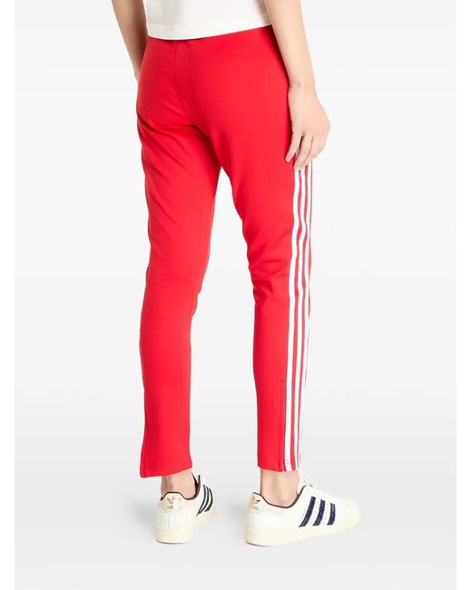 Adidas Red Adicolor Sst Track Pants