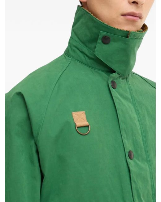 Barbour Green Spey Oversized Jacket for men