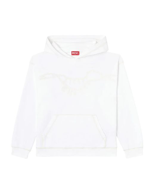 Sudadera S-Boxt-Hood de x HOSHI DIESEL de color White