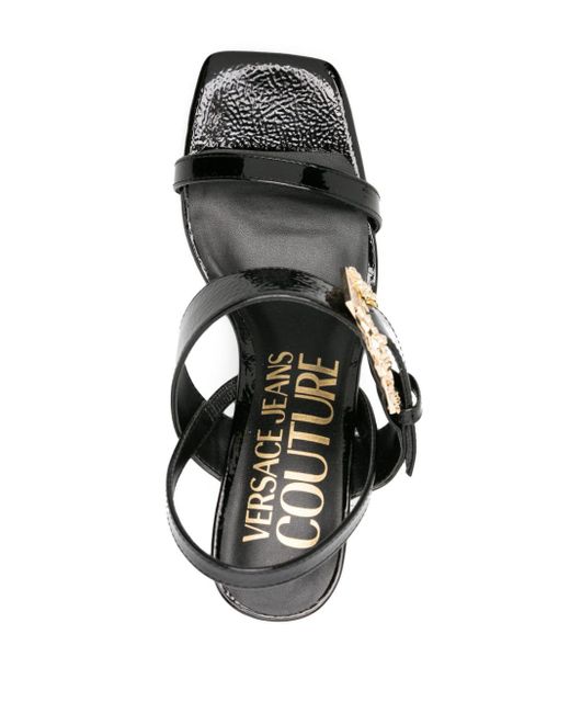 Versace Emily 95mm Slingback Sandalen in het Black