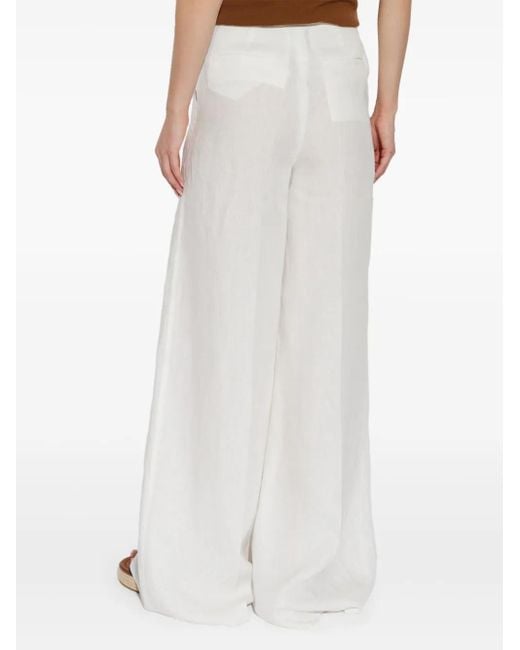 Max Mara Sequoia Broek in het White