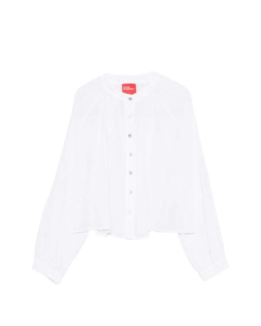 ..,merci White Buttoned Shirt