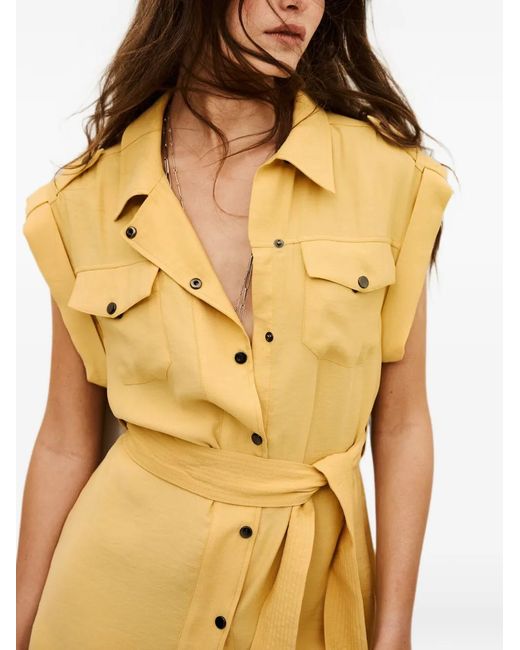 Ba&sh Metallic Diala Mini Dress