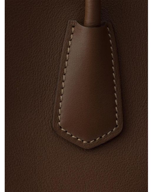Prada Brown Medium Leather Tote Bag