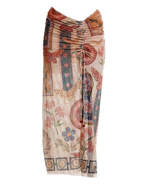 Agua Bendita Natural Tock Fiore Skirt