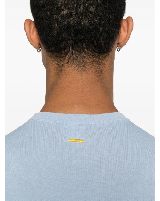 Aspesi Blue Cotton Sweater for men