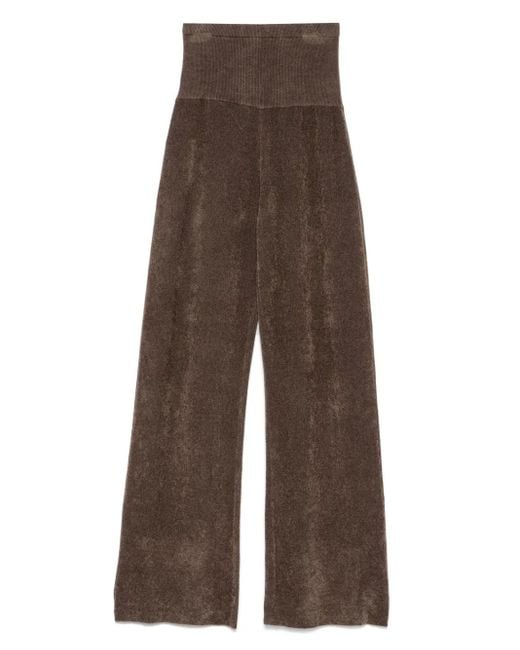 AYA MUSE ニットパンツ Brown