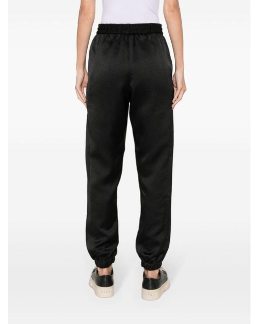 Pantalones de chándal con logo estampado Y-3 de color Black