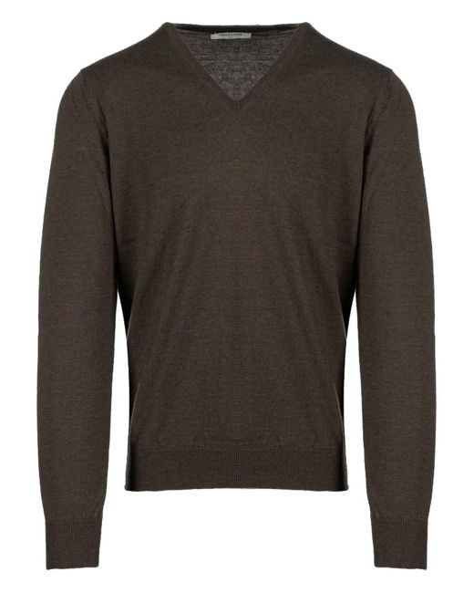 Gran Sasso Gray Virgin-Wool Sweater for men