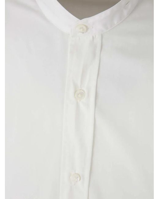 Setchu White Long-Sleeve Shirt for men
