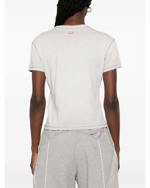 DIESEL Gray T-Ila-Aa7 Graphic-Print T-Shirt