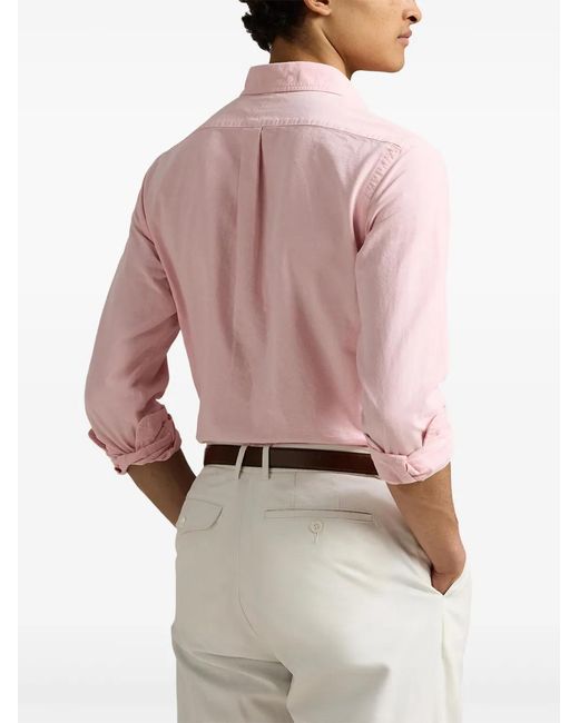 Polo Ralph Lauren Pink Polo Bear Shirt for men