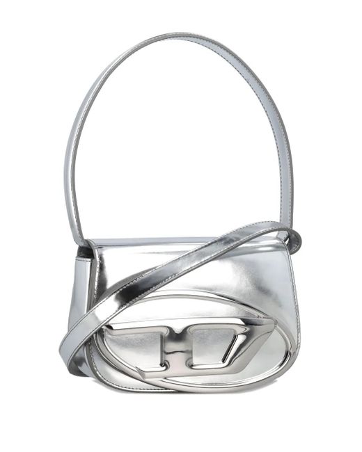 DIESEL Black Leather Shoulder Bag