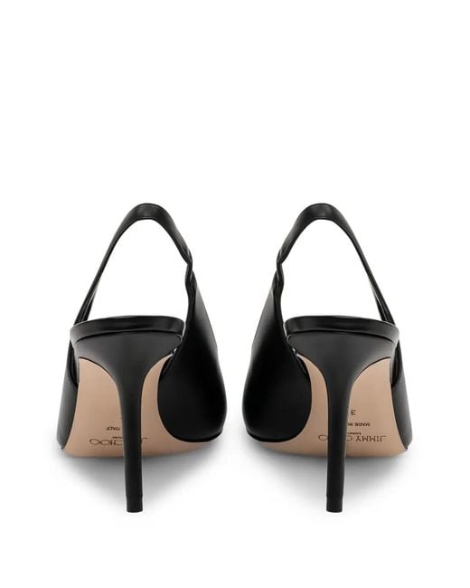 Jimmy Choo Black Love Pointed Slingback Pumps