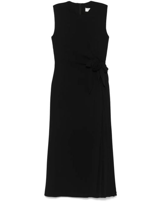 Nissa フローラル ドレス Black