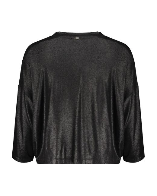 Herno Black Long Sleeve Tops