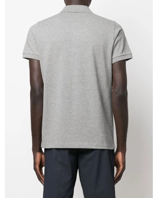 Rossignol Gray Logo-Applique Polo Shirt for men