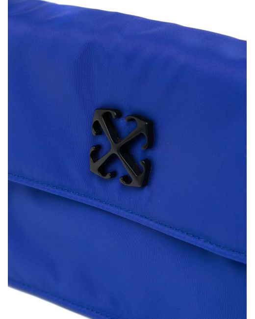 Off-White c/o Virgil Abloh Shopper Met Arrows Logoprint in het Blue