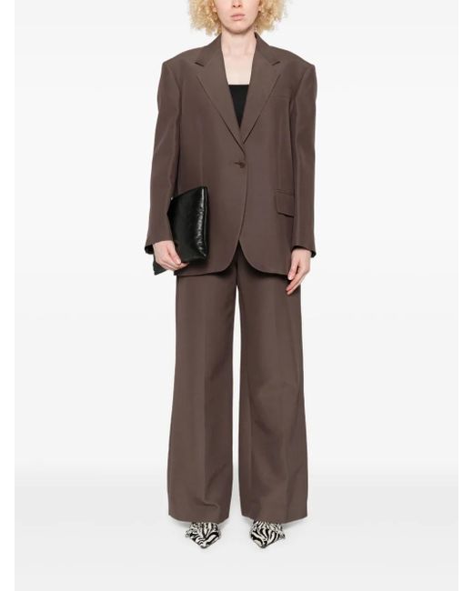 Weekend by Maxmara Gray Front-Pockets Trousers