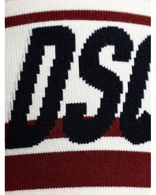 DSquared² White Striped Knitted Top