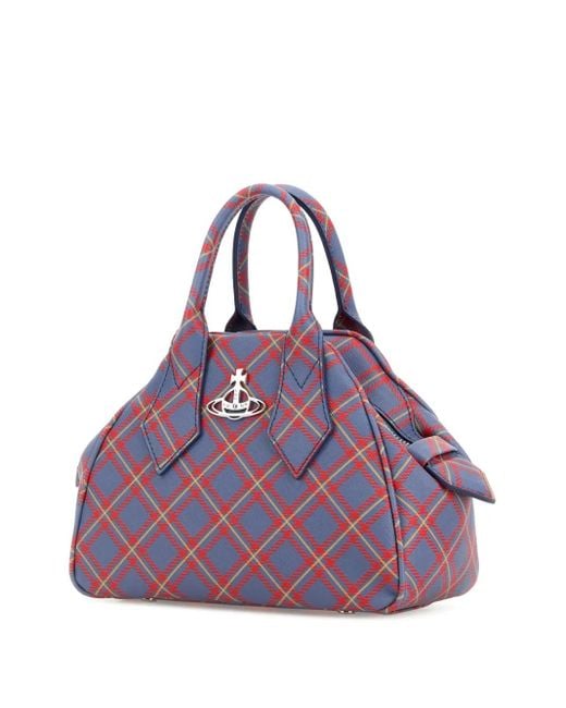 Vivienne Westwood Purple Small Yasmine Tote Bag