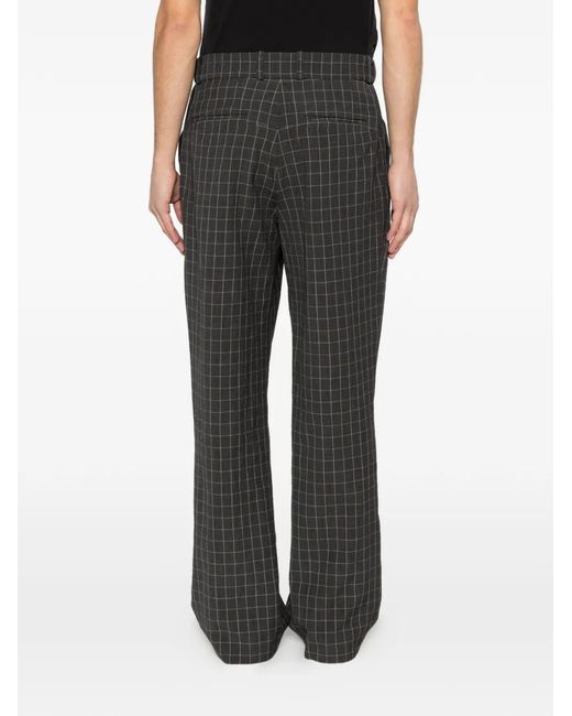 Kiko Kostadinov Gray Minna Gathered Trousers for men