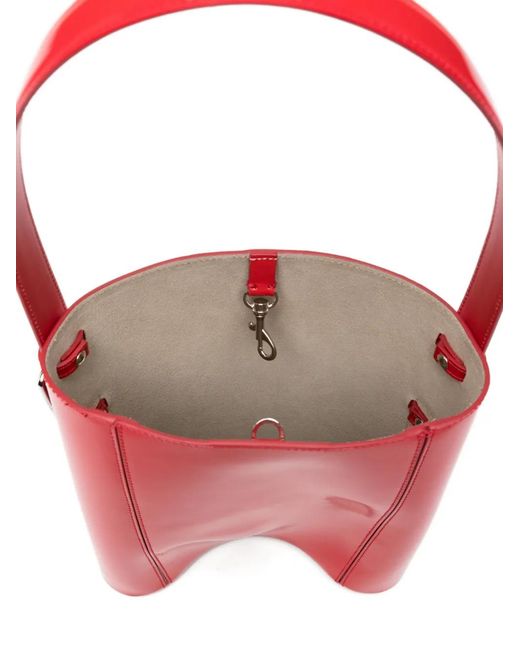 Borsa A Secchiello Con Logo di Coperni in Red